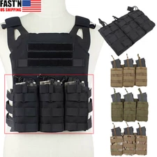 1000D Tactical Molle Rifle Magazine Pouch Military 7.62/5.56mm Triple Mag Pouch