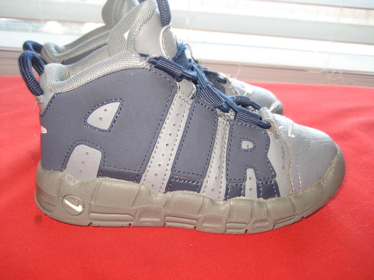 Nike AIR MORE UPTEMPO COOL GREY MIDNIGHT NAVY DM3319-009 TODDLER sz 9 C ,  EUR 26