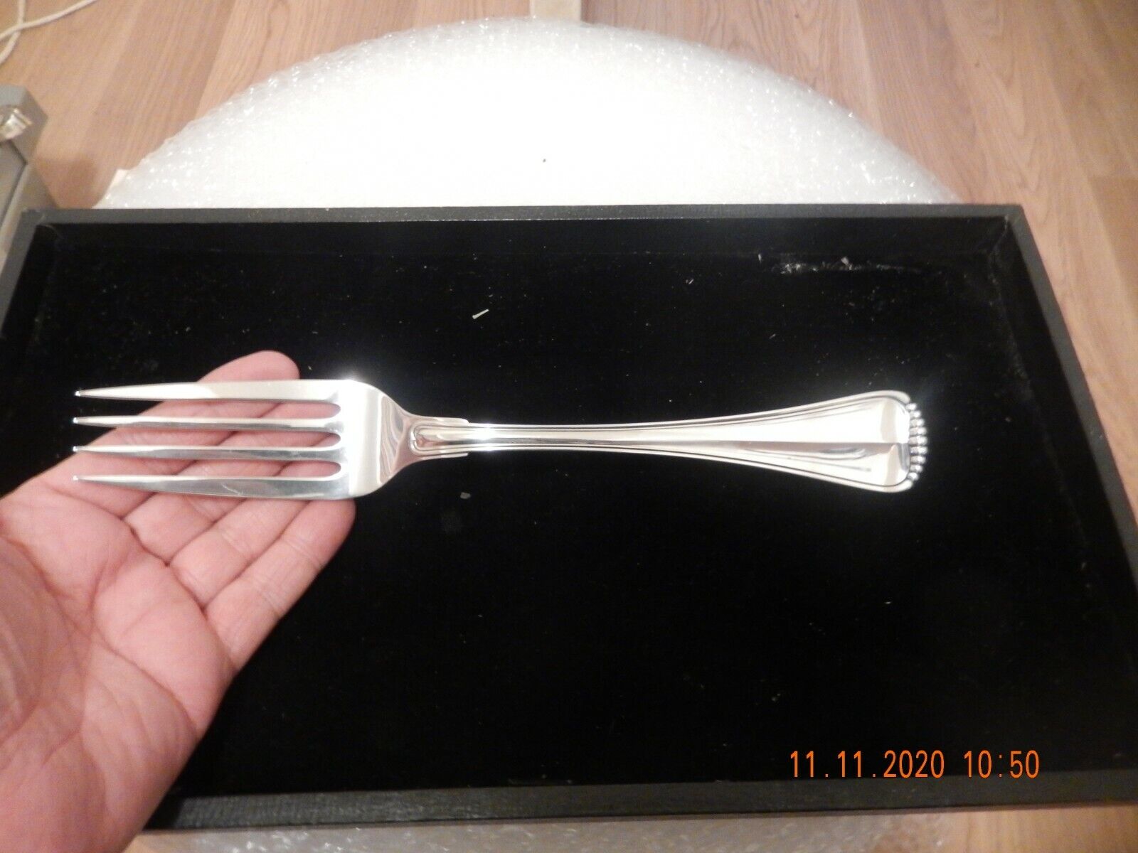2 Buccellati Milano LG Cold Meat Forks - Solid Pieces - Italian Sterling Silver 