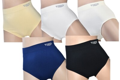 Toker Collection  Taillenslip Seamless ohne Nähte super elastisch und weich 5er