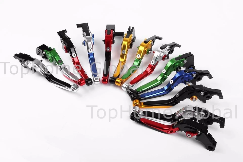 Alavanca de freio de embreagem dobrável CNC para Kawasaki Z1000 03-06/ ZX12R 00-05 - Imagem 4 de 4