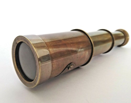 Télescope Monoculaire Pliable, Télescope Étanche en Laiton 25 × 30 Monoculaires De Poche