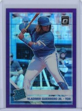 2019 Donruss Optic Purple Pandora VLADIMIR GUERRERO JR Rookie /99 - Blue Jays