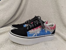 pink vans old skool platform