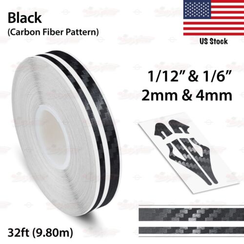 1/12" & 1/6" PIN STRIPES Car Motorcycle Truck Twin Lines TAPE Vinyl Stickers - Bild 29 von 51