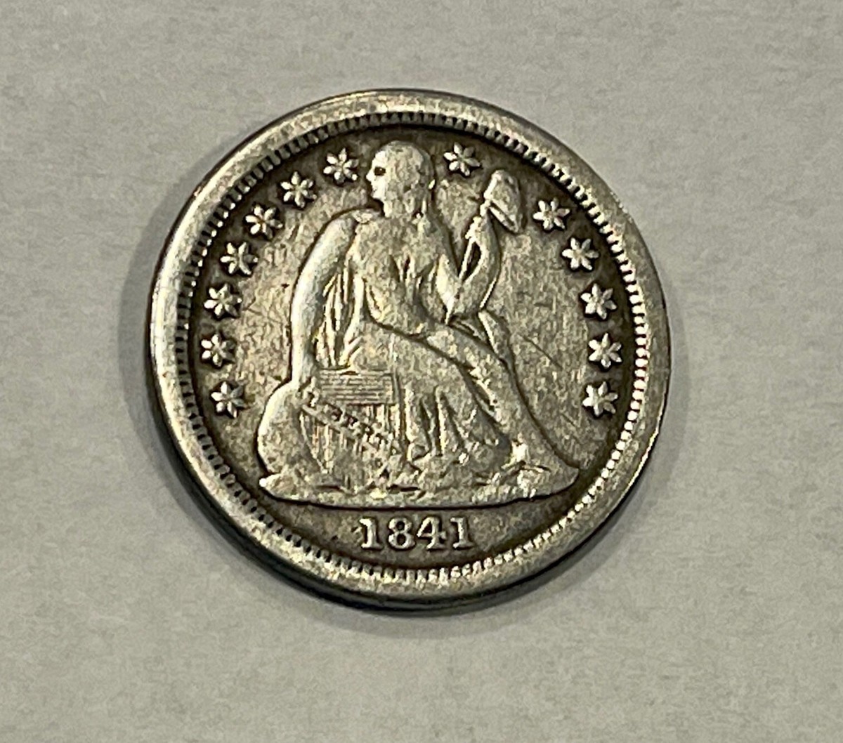 1841-O Silver Seated Liberty Dime VF #209 | eBay