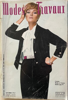 Modes et Travaux Nr. 803 November 1967 Zeitschrift Nähen Mode Puppen Marie-Françoise