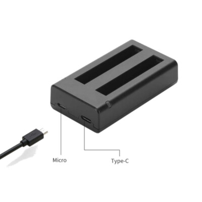 Dual LED USB-C Ladegerät passend für IS360X3B Insta360 ONE X3 / 360-Grad-Kamera