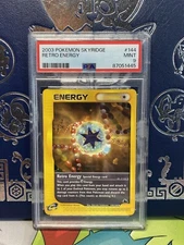 PSA 9 2003 POKEMON SKYRIDGE RETRO ENERGY 144 MINT