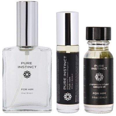 #ad PURE INSTINCT Pheromone Perfume Oil For Him All Sizes Mix and Match $15.95