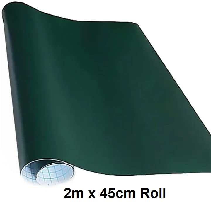 Green Chalkboard Sticker Roll 2m Message Board Wallpaper DIY Cafe Bar Wall Menu - Image 2 of 4