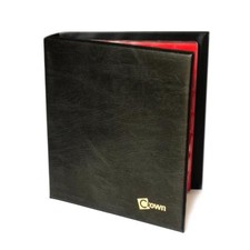 NEW CROWN BLACK  221 CLASSIC COIN ALBUM -10 PAGES AND 10 DIVIDERR