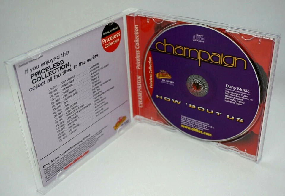 Champaign : How 'Bout Us (Very Best Of) CD Album - HTF - Image 3 of 3