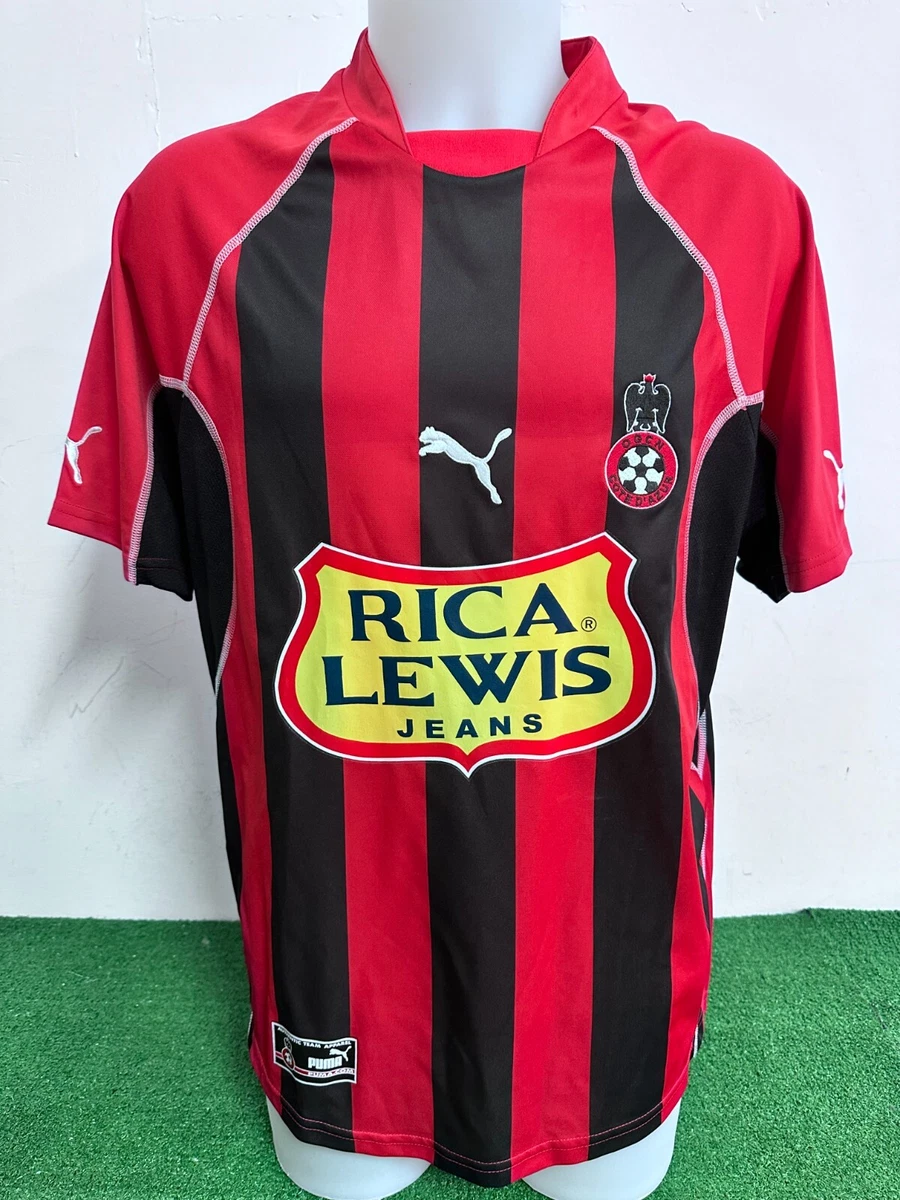 Maillot Vintage OGC Nice Des Années 80 - Original, Taille L Homme, Manches Longues