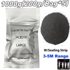 5Bag Medium Or Large Cold Spark Machine Ti Powder 200g bag 2-5M Stage Effect