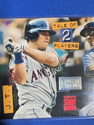 🔥1994 Topps Stadium Club JT Snow Tim Salmon Card #181 RARE 1st