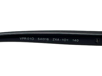 Prada Women's Eyeglasses Frame VPR 01O ZXA-101 BLACK/CLEAR