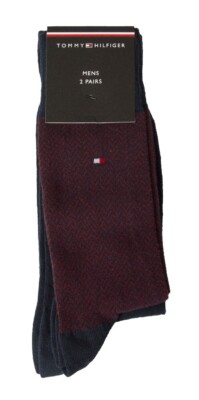 SG Calze uomo TH TOMMY HILFIGER 2 paia di calzini trunk bassi in cotone assortit