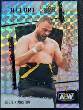 2022 AEW Eddie Kingston White Diamond /50 Upper Deck Card ALLURE Mint #81193