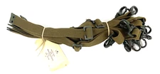 HTK Military Canvas Strap Green Danish Adjustable Carabiner Green Vintage