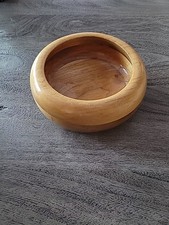 MCM Wooden Bowl 7 Inch Diameter 2.75 Inchs Tall