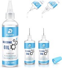 6 oz Airsoft Oil lubricating with Needle Oiler Pure Silicone Lubricant Airsoft C