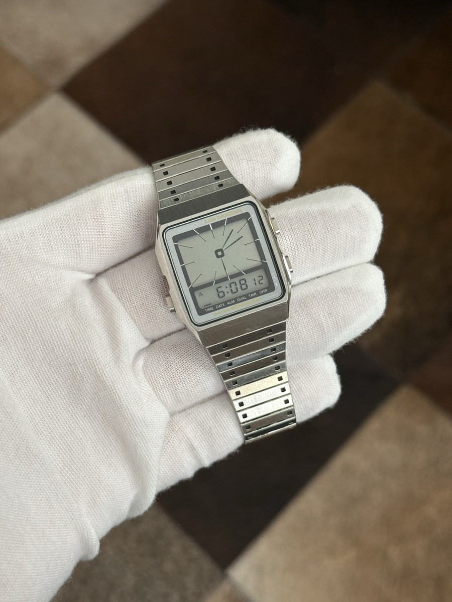 casio 激レア AE-90W カシオ ヴィンテージ　腕時計 Rare Vintage Casio AE-90W Ana-Digi Alarm Chronograph Watch