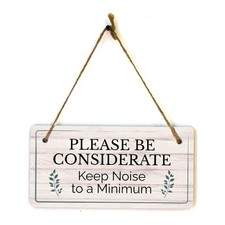 Instructions  Reminders  Rustic Light Wood 5 x 10" Hanging Signs