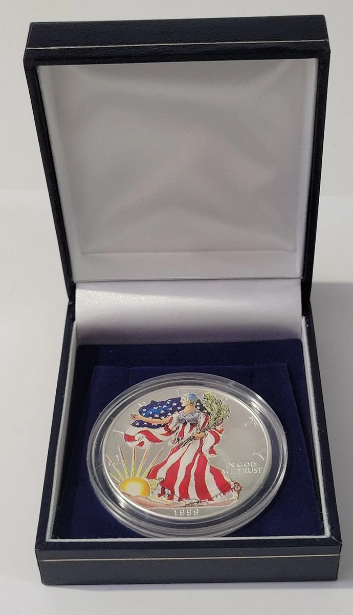 2001年 アメリカンイーグルシルバー ケース入り American Silver Eagle Case Indiana Silver Bullion Coin for sale | eBay