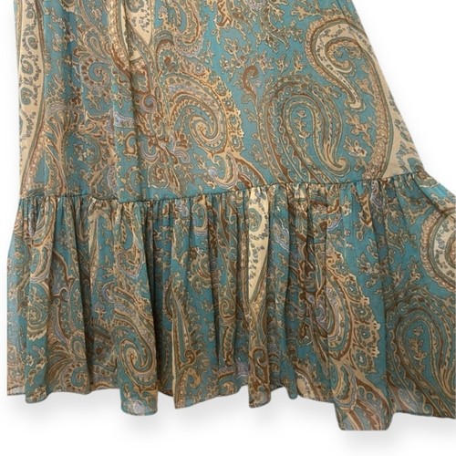 Anthropologie Ranna Gill Beaded Paisley Maxi Dress sz 12 - Picture 5 of 12