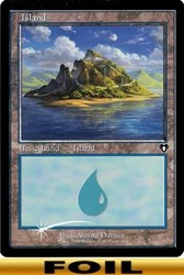 Island (440) - Retro Frame - Foil - Commander Masters