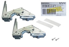 ORIGINAL Bosch Siemens Neff 2 St&uuml;ck Scharnier Flachscharnier 481147 K&uuml;hlschrank
