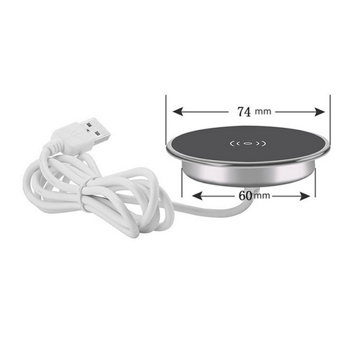 Phone Wireless Fast Charger Furniture Table Desk Embedded For Samsung HUAWEI - Picture 2 of 12