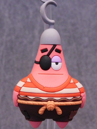 SpongeBob Squarepants NEW * Patrick Clip * Blind Bag Movie Key Chain Monogram