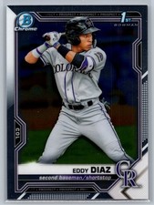 2021 Bowman #BCP-33 Eddy Diaz Chrome Prospects *RO