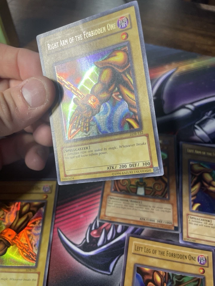 Yu-Gi-Oh Exodia LOB-124 Card Set. 4/5 is 2002 Original! See description   - Image 4 of 4
