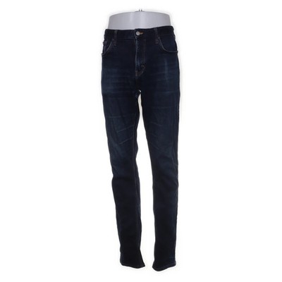 Calvin Klein Jeans, Jeans, Größe: 34/32, Blau, Leder, Einfarbig, Denim #dDA