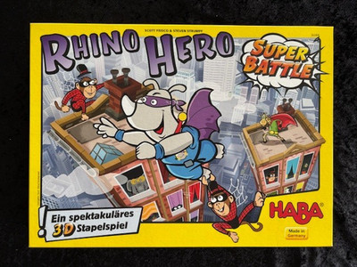 Rhino Hero - Super Battle 3D Brettspiel von HABA Kinderspiel Spiel INHALT NEU