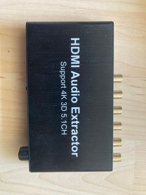 HDMI audio extractor 5.1 support 4k 3D 5.1CH
