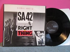 Sa 42 black and white lp Vinyl Record import holland disco signal aout SA42