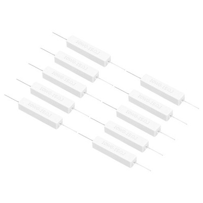 20 Pcs 0.15 Ohm Resistors, 10W Power Ceramic Cement Resistor Kit Tolerance 5%