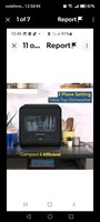 Russell Hobbs Table Top Dishwasher 2 Place Settings & Touch Control RH2TTDW101B