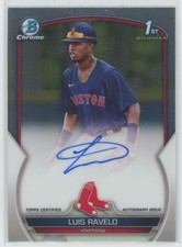 2023-24 Bowman Chrome Luis Ravelo CPA-LRA Chrome Prospects 1st Auto