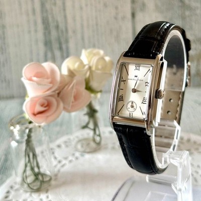 HAMILTON Armbanduhr Ardmore H11220 Batterie ersetzt Silber Damen Gebraucht