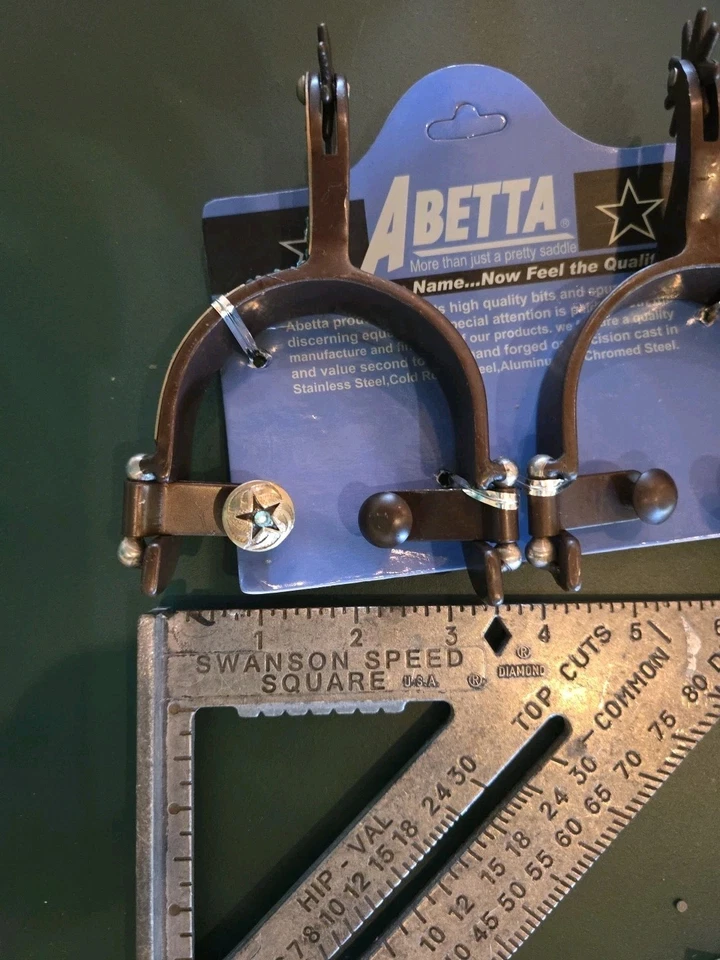 Abetta Womens Barrel Racer Pair Spur With BLING!!! - Image 4 of 4