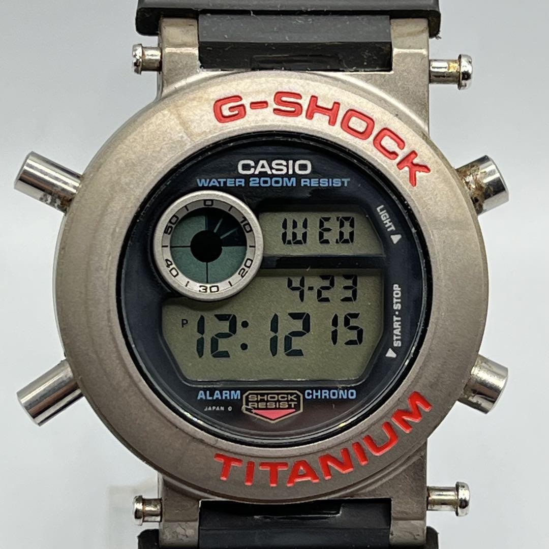 G-SHOCK DW-8200 FROGMAN TITANIUM チタン CASIO G-Shock Titanium FROGMAN DW-8200 Men's Watch Pre-Owned