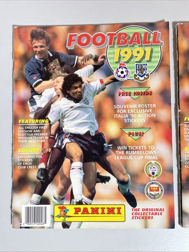 x2 Panini FOOTBALL 91 Sticker Albums 1991 - Bild 2 von 10