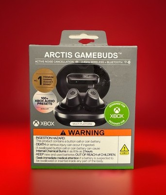 SteelSeries Arctis GameBuds Noise Cancelling Gaming Earbuds Xbox PS5 Switch NEW!