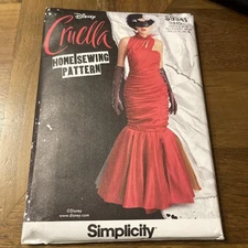 Simplicity Pattern S9341 Ms DISNEY/CRUELLA Mermaid Dress~Costume~Cosplay 6-14