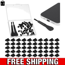 50 Pcs USB C Dust Plug USB Type C Anti Dust Plugs Cover Type C Charging Port ...